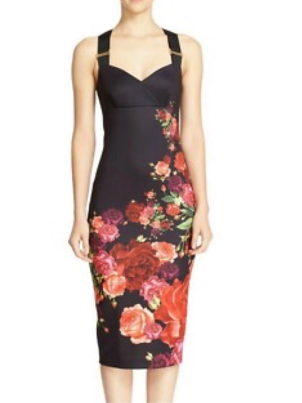 Ted Baker London Dress with adjustable buckle straps